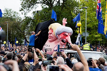 Unveiling of the anti-Brexit float