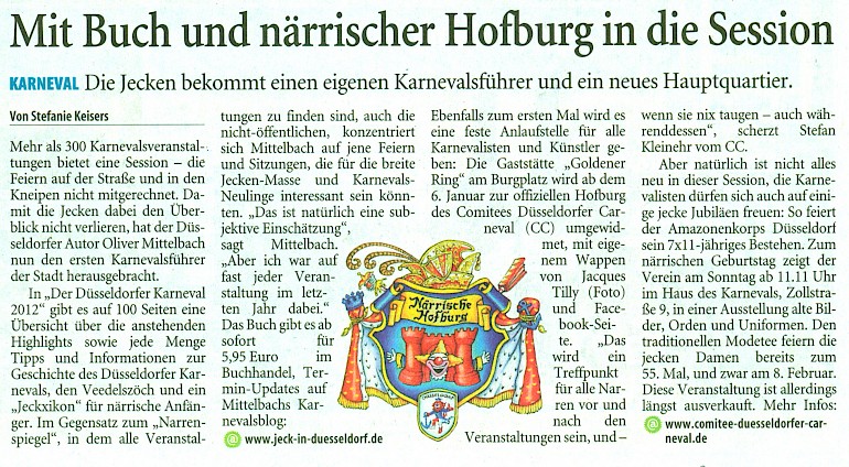 Westdeutsche Zeitung, 3.11.2011