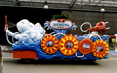 Energiewagen Thema des Wagens ist der Siemens-Geschäfts­bereich "Energie".