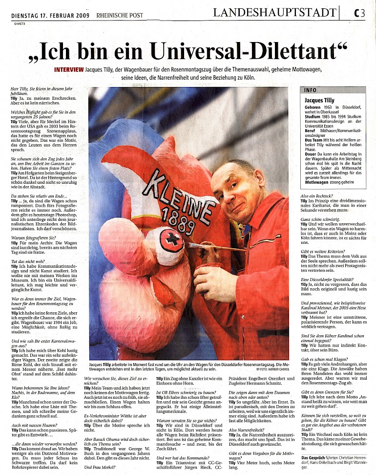 Rheinische Post, 17.2.2009