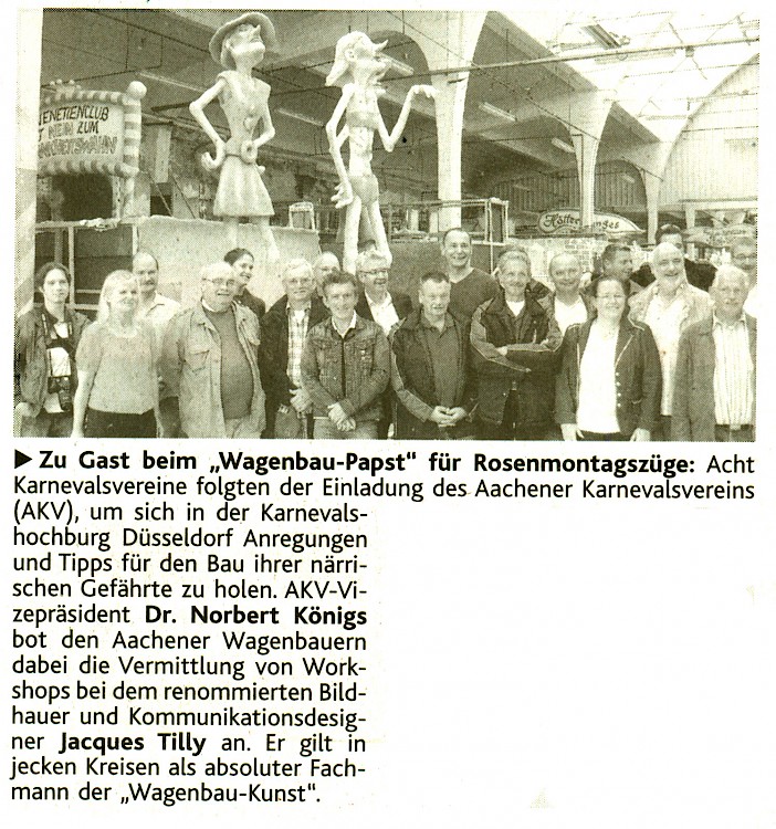 Aachener Zeitung, Oktober 2010