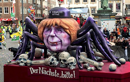 Merkel Schwarze Witwe 2018