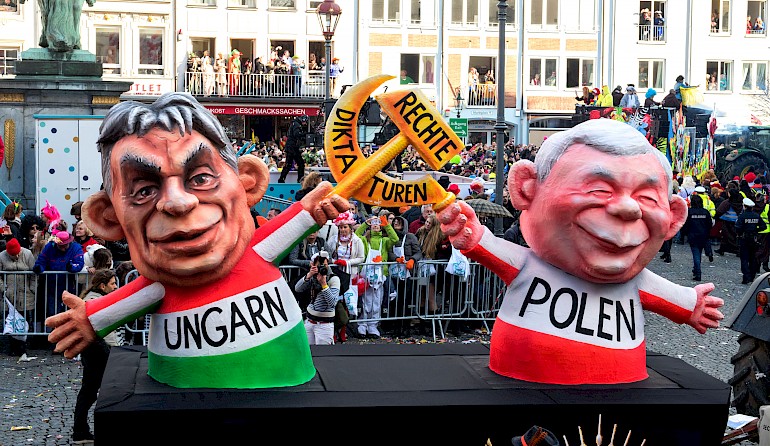 Polen-Ungarn-Karnevalswagen 2018