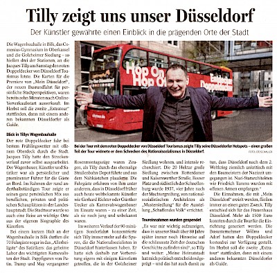 Express, 16.4.2018 Artikel im Wortlaut auf express.de [https://www.express.de/duesseldorf/naerrische-stadtrundfahrt--hier-zeigt-wagenbau-meister-jacques-tilly-sein-duesseldorf-30022696]