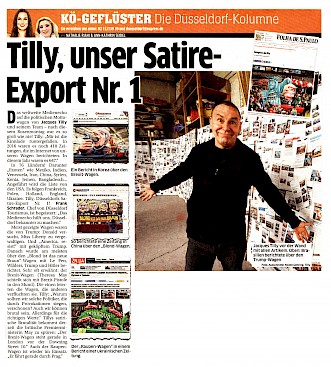 Express, 12.5.2017 Artikel im Wortlaut auf Express online [http://www.express.de/duesseldorf/weltweite-berichte-tilly--duesseldorfs-humor-export-26885924]