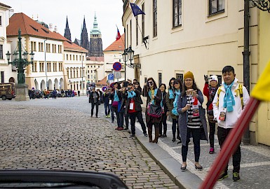 Zuschauer fotografieren