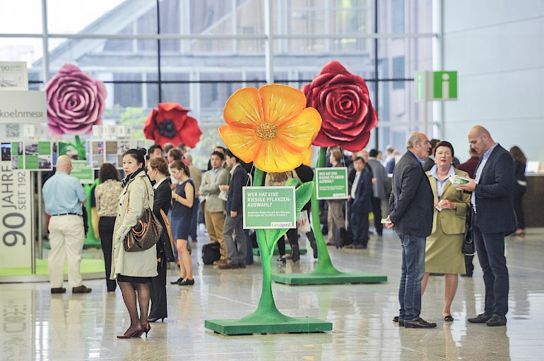 Blumen auf der Messe Köln 2014