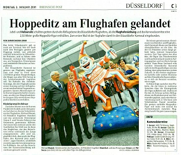 Rheinische Post, 3.1.2011