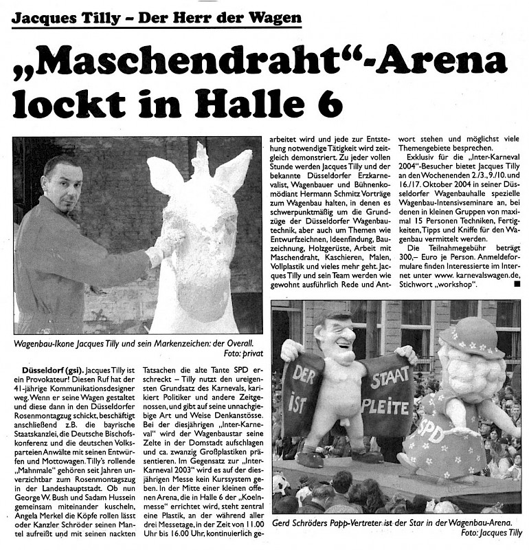 "Inter-Karneval" Mai 2004 - Artikel im Wortlaut [/karnevalswagen/karnevalsmesse2004/messe1/p-2004-05-00-interk1-txt/]