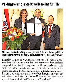 Westdeutsche Zeitung, 29.1.2016