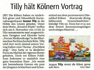 Rheinische Post, 7.10.2010