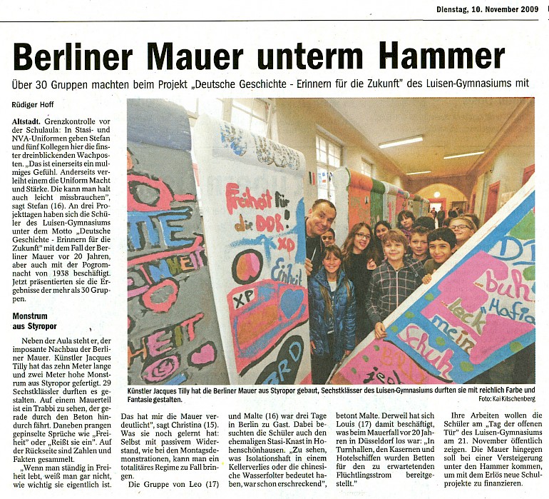 Neue Rhein Zeitung, 10.11.2009