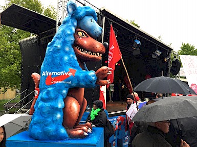 Kundgebung am 1. Mai in Düsseldorf