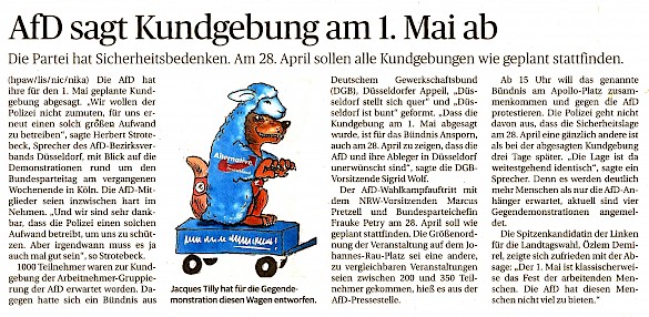 Rheinische Post, 25.4.2017