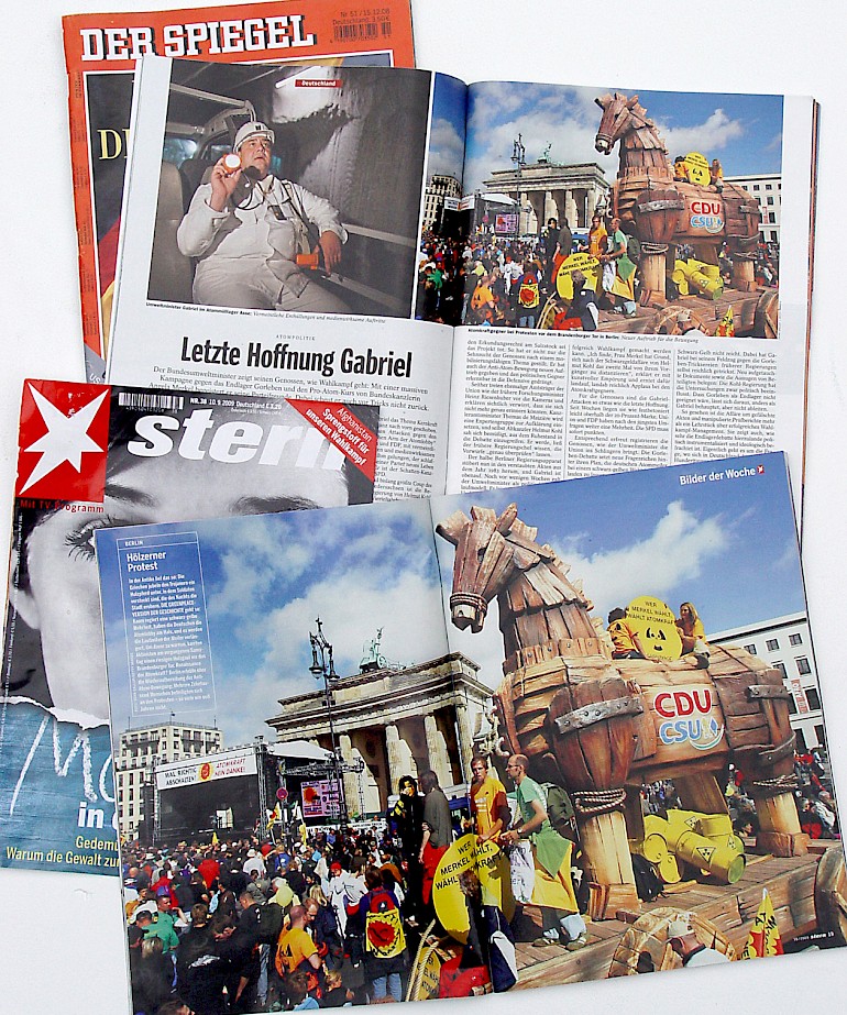 stern 10.9.2009 und Der Spiegel 14.9.2009