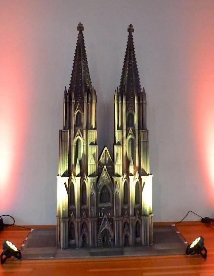 Modell des Kölner Doms indoor