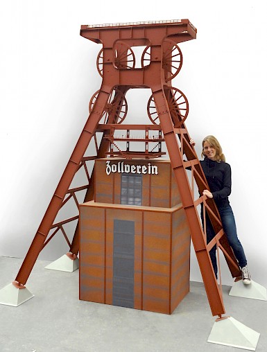 Modell der Zeche Zollverein