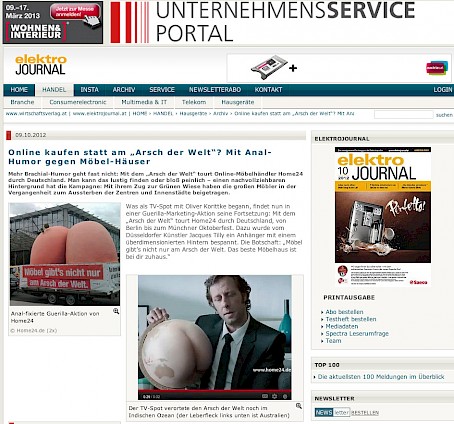 Unternehmensservice-Portal, 9.10.2012