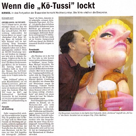 Neue Rhein Zeitung, 10.7.2007 Artikel im Wortlaut [/plastiken/grossplastiken/schluesseltypen-2007/duesseldorfer-schluesseltypen-2007/p-2007-07-10-nrz-txt/]