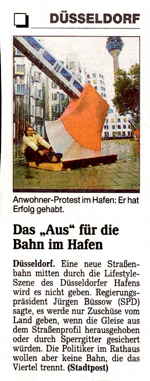 Rheinische Post, Januar 2002 Artikel im Wortlaut [/plastiken/grossplastiken/axt-2001/mehr-bilder-und-presse-zur-axt-im-hafen/p-2002-01-00-rp-txt/]
