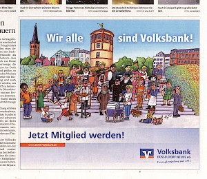 Volksbank-Anzeige, 11.6.2014