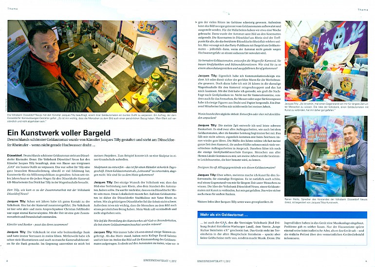 Genossenschaftsblatt Artikel, 1/2012
