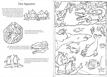 Malbuch Aquazoo