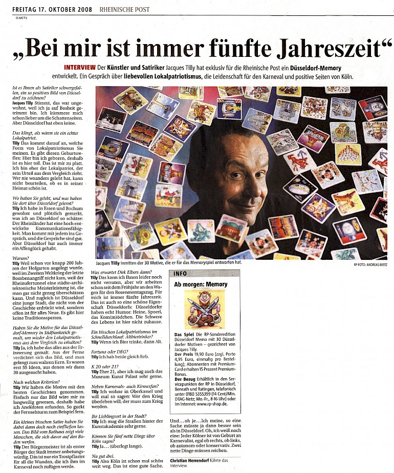 Rheinische Post, 17.10.2008