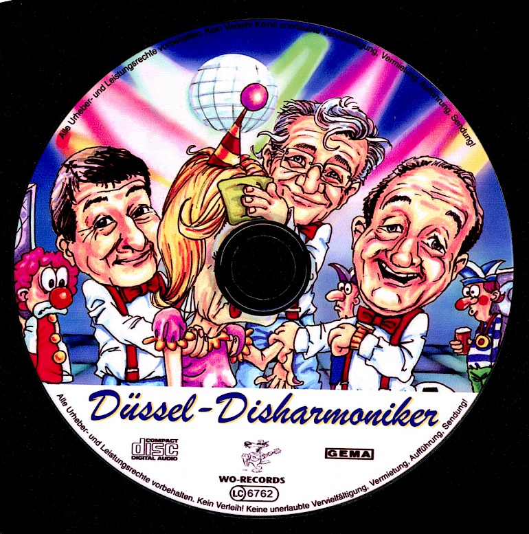 CD-Label-Illustration für die Düssel-Disharmoniker, 2008
