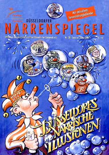 Illustration für die Titelseite des "Düsseldorfer Narrenspiegel" 2006/2007