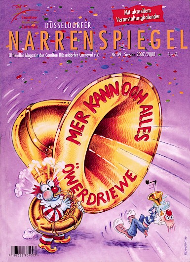Illustration für die Titelseite des "Düsseldorfer Narrenspiegel" 2007/2008.