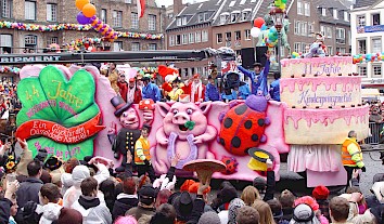 Karnevalswagen der Düsseldorfer Originale im Zoch, 2009