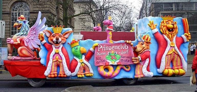 Karnevalswagen des Prinzenclub Düsseldorf