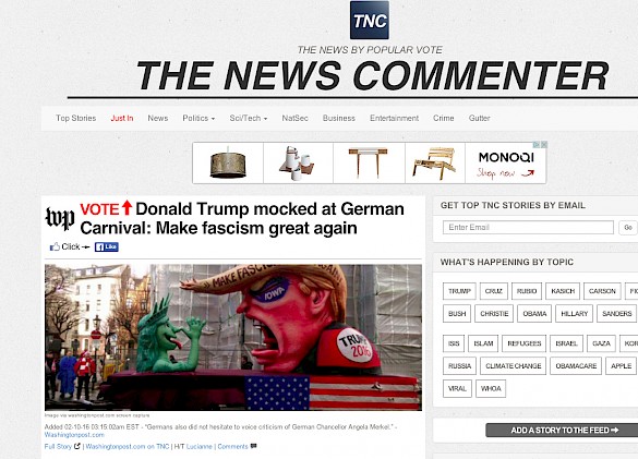 The News Commenter, Februar 2016