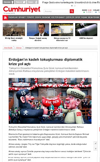 Cumhuriyet Türkei, Februar 2016