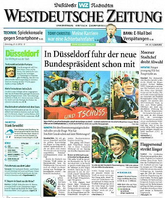 Westdeutsche Zeitung, 21.2.2012