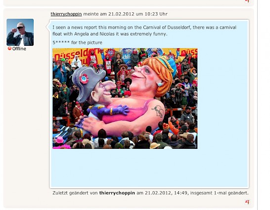 Englischer Internetkommentar, 21.2.2012