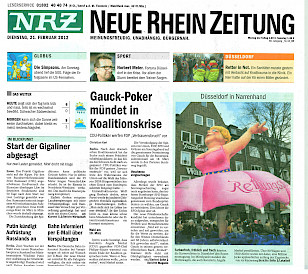 Neue Rhein Zeitung, 21.2.2012