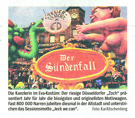 Westdeutsche Allgemeine Zeitung, 16.2.2010