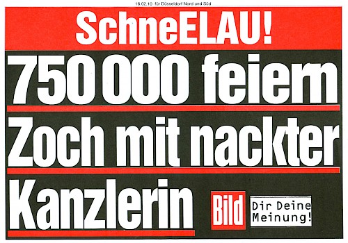 Ausleger der Bildzeitung, 16.2.2010