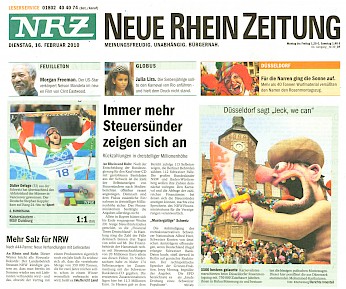 Neue Rhein Zeitung, 16.2.2010