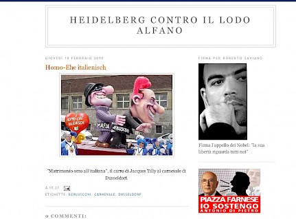 heidelberg berlusconi mafia, 2010