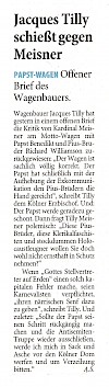 Westdeutsche Zeitung, 26.2.2009