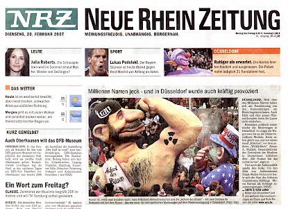 Neue Rhein Zeitung, 20.2.2007