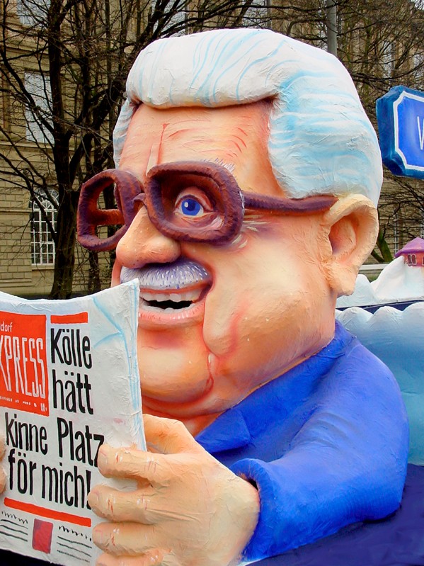 Willy Millowitsch Wagenelement des Wagens des Düsseldorfer "Express".