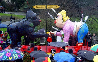 Wagen des Kölner Wagenbauers Werner Blum im Düsseldorfer Zug 2008