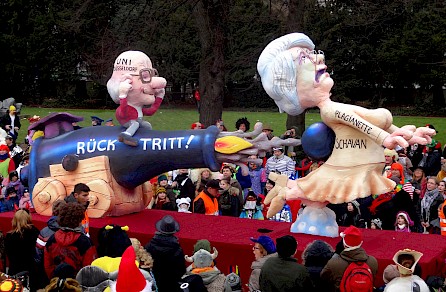 Karikatur: Schavans Rücktritt