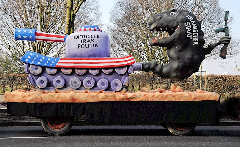 US Panzer und IS 2015 bei der Aufstellung