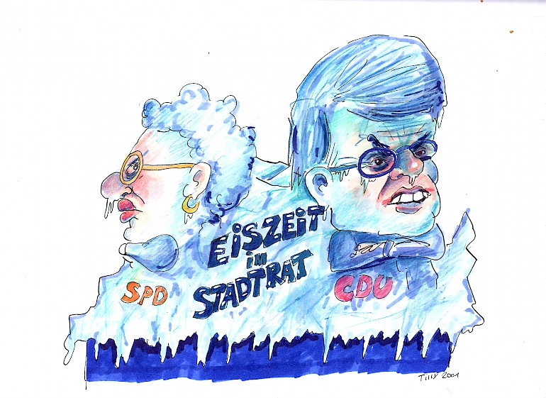 Karikatur: Erwin Smeets Eiszeit