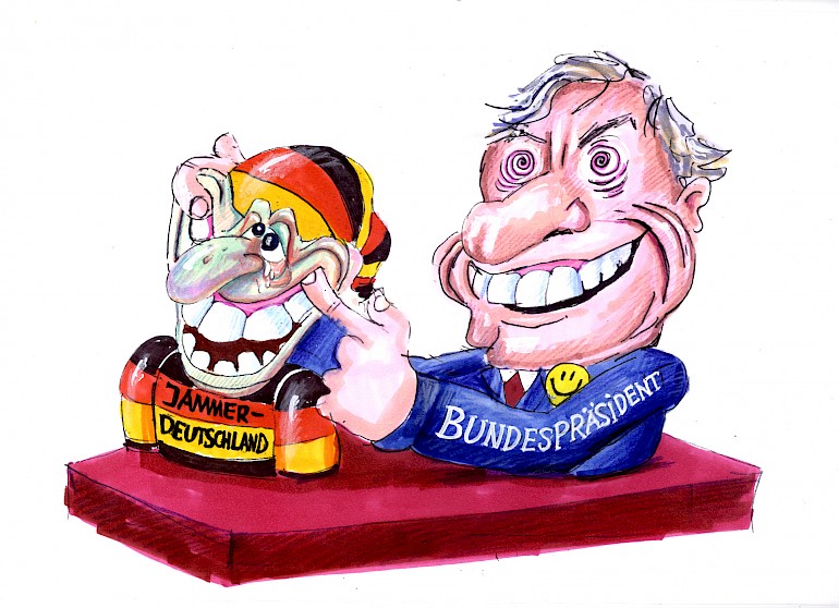 Karikatur: Köhlers Optimismus